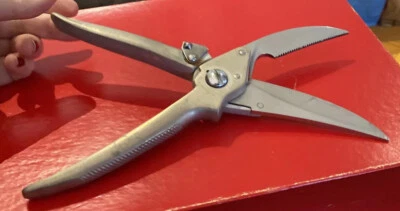 Hoffritz German Kitchen Utility Poultry Shears Scissors Stainless Steel Serrated - Image 1 of 4