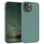 Pour Apple Iphone 13 Mini Étui Téléphone Portable Silicone Protection Nuit-Vert