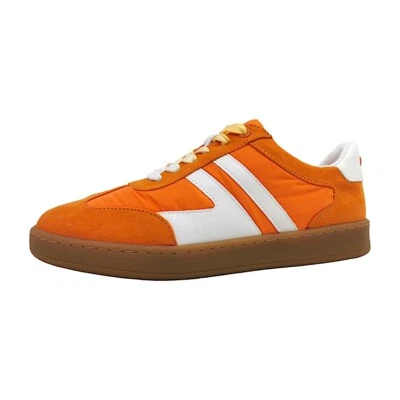 La Strada Damenschuhe Schnürschuhe Orange Freizeit