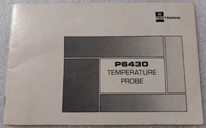 Tektronix P6430 Temperature Probe Operation Book 070-1793-00 - Picture 1 of 1