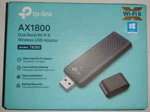Tp-Link Archer TX20U Wifi 6 Ax1800Mbps, Adattatore USB Scheda Di Rete, Wireless - Foto 1 di 8