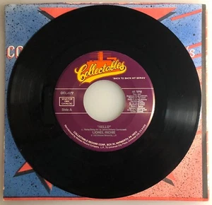 Lionel Richie / HELLO & Stuck On You / 45 rpm / Mint - Picture 1 of 5