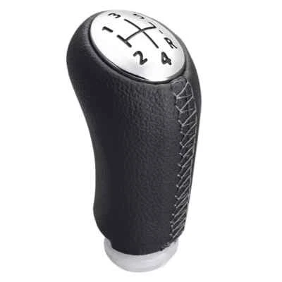 5 Speed Leather Gear Shift Knob For Renault Laguna Megane 2 Clio 3 03-09 Kangoo - Image 1 of 4