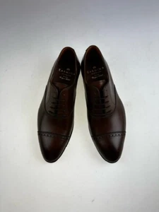 Carmina Shoemaker Captoe Oxfords Size UK 5 Inca 80201 Brown Vegan - Picture 1 of 6