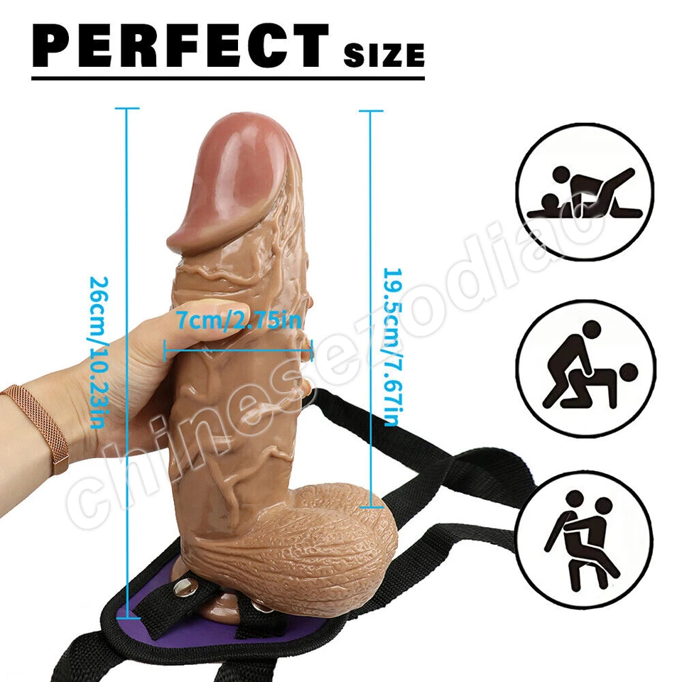 Ремень Dildo Harness огромный толстый обхват донг большой широкий мужской пенис большой гигантский дик - Изображение 1 из 4
