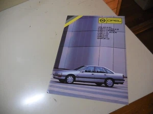 OPEL Line Up Japanese Literature 1989? 100 130 KADETT SENATOR OMEGA MANTA - Picture 1 of 3