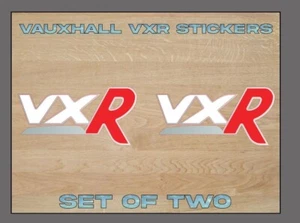 Vauxhall VXR Stickers - Set Of TWO - Picture 1 of 4