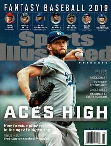 NEW Sports Illustrated Clayton Kershaw Dodger 2019 Aces High Newsstand No Label