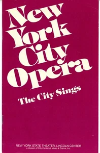 Programma Opera New York City Autografato - Il Turco in Italia - Foto 1 di 2