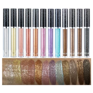 Glitter Diamond Liquid Eyeshadow Face Highlighter Shiny Eyeliner Pearlescent - Picture 1 of 23