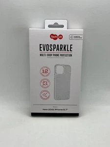 Tech21 Evo Sparkle Case for iPhone 13 Pro Max (6.7”)T21-8998 - Iridescent - Picture 1 of 5