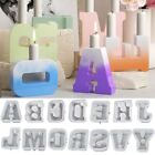 3D Alphabet Candle Holder Mold Crystal Epoxy Resin Silicone Mold  Home Decor