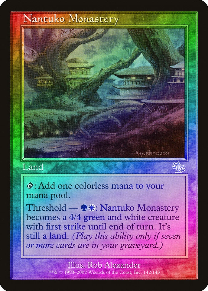 Nantuko Monastery FOIL Judgment PLD Land Uncommon MAGIC MTG CARD ABUGames - Image 1 of 1