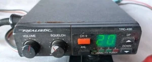 CB Radio Realistic TRC-430 40 Channel With 5 Pin Mic With Up Down Vintage - Picture 1 of 8
