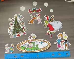 Dr. Seuss The Grinch Who Stole Christmas Fabric Iron On Appliques - Picture 1 of 1