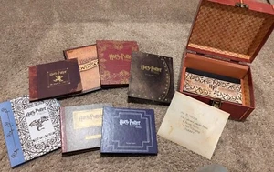 Harry Potter Trunk Box Set Years 1-5 Bonus DVD Bookmarks And Cards - Picture 1 of 15