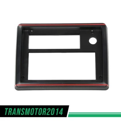 Placa frontal de radio negra con borde rojo Fit For 81 88 El Camino Monte Carlo SS nueva Foto 1 de 4