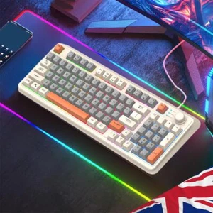 Luminous Keyboard Wired Keypad K82 Gaming Keyboard 94 Keys for PC Tablet Desktop - Picture 1 of 9