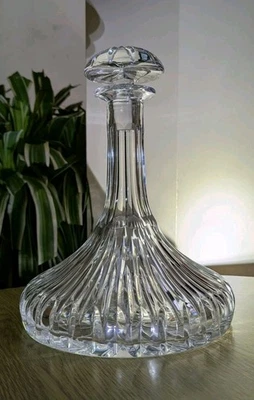 Royal Doulton crystal Carnegie ships decanters heavy 2.2 kgs superb signed 1sts - Image 1 of 4