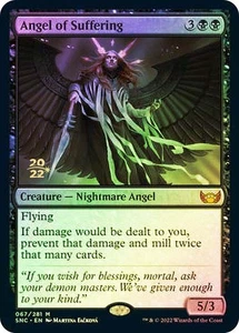 MTG ANGEL OF SUFFERING FOIL Streets of New Capenna Prerelease NM - Picture 1 of 1