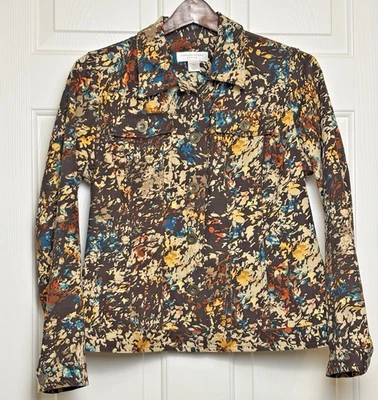 Christopher & Banks Womens Petite Size PM Button Front Dressy Jacket - NWOT - Image 1 of 4