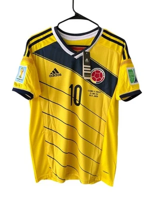 Camiseta Colômbia Copa do Mundo 2014 James Rodriguez #10 - Imagem 1 de 4
