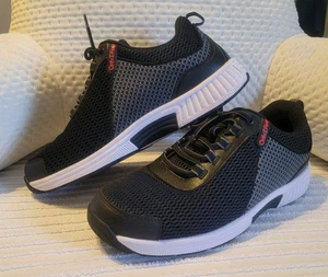 Orthofeet Men's Orthopedic Knit Edgewater Sneakers SZ. 11.5 Wide Blk - Bild 1 von 6