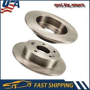 2pcs Rear Disc Brake Rotors For Honda Civic 2004-2005 Accord 1998-2002 31245 - Picture 1 of 8