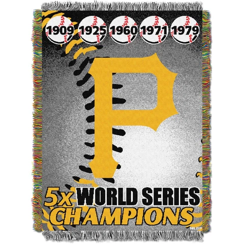 Pittsburg Pirates Commemorative Throw "Official MLB" 48x60 Cover