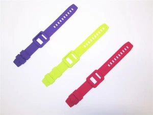 Lot of 3 Silicone Watch Band Wrist Strap Case Skin for Apple iPod Nano 6 generat - Picture 1 of 3