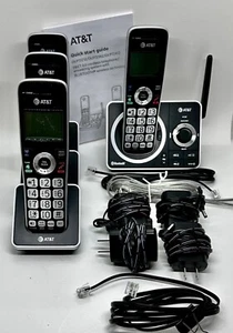 AT&T DECT Telefon bezprzewodowy Bluetooth System odbierania 4 Telefon - Zdjęcie 1 z 7