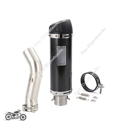 Silenciador de fibra de carbono tubo medio de escape DB Killer para BMW C650 Sport 2016-2020 Foto 1 de 4