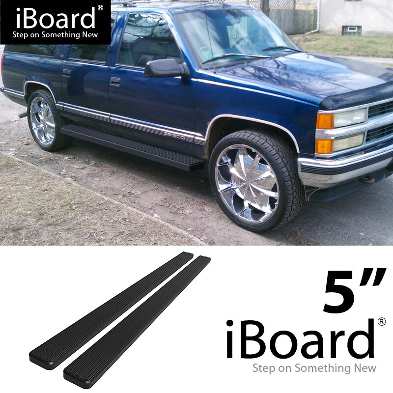iBoard Stainless Steel 5" Running Boards Fit 92-99 Chevy Suburban Foto 1 de 4