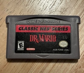 Dr. Mario Classic NES Series Nintendo Gameboy Advance GBA Aut&eacute;ntico Probado