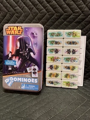 NEW Star Wars Domino Set in Collectible Metal Tin by Cardinal Games Open Box - Image 1 of 4