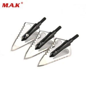 3/6/12Pcs 100 Grain Hunting Archery Fixed 4-blade Sharp Arrow Heads Arrowheads - Picture 1 of 7