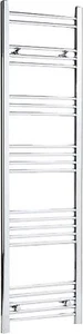 Dual Fuel Heated Towel Rail Chrome Designer Flat Manual Electric 1600 x 450mm - Picture 1 of 7