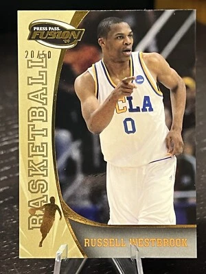 Russell Westbrook 2009 Press Pass Fusion Gold /50 UCLA Bruins - Imagem 1 de 3