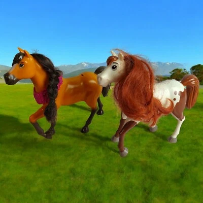 Figuras de película Spirit Untamed 2020 Mattel Toy Horse y Boomerang cabezas móviles  Foto 1 de 4