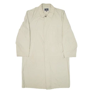 OLIVER GRANT Mens Overcoat Coat Beige M - Picture 1 of 6