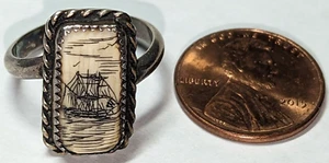 ANILLO DE COLECCIÓN ALTO BARCO SUROESTE PICTÓRICO FOX SELLO AJUSTABLE SELLO - Imagen 1 de 11