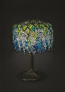 POSTKARTE Tiffany Studios "Wisteria Table Lamp" c1901 NY Historical Soc MINT - Bild 1 von 1