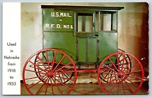 Postcard U. S. Mail Wagon 1918 The House Of Yesterday Hastings Nebraska Unposted - Picture 1 of 2