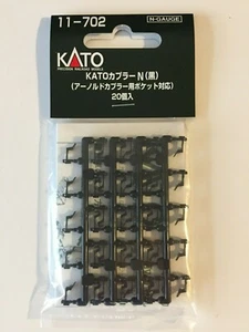 KATO N Scale 11-702 Couplers Type N Black 20pcs*** - Picture 1 of 5