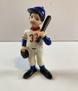 4.4" Vintage 1970s Wilton Chicago #33 Baseball Player Figurine/Cake Topper - Picture 1 of 5