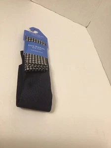 Isaac Mizrahi Blue Tie & Pocket Square Plaid NWT - Picture 1 of 2