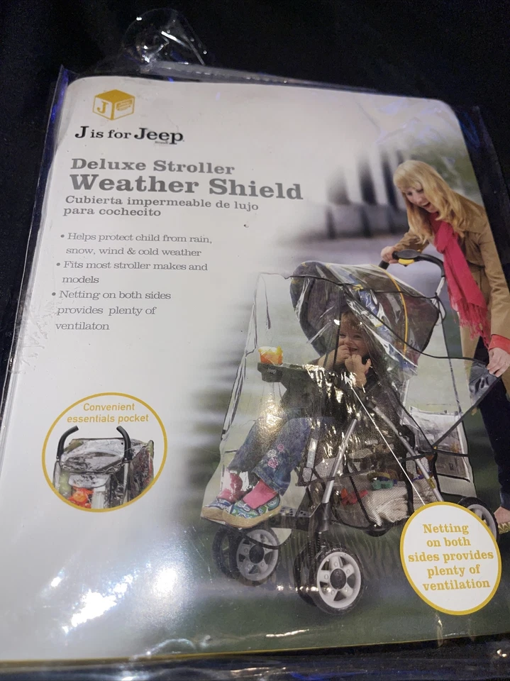 Jeep Jogging Stroller Weather Shield/Baby Rain Cover - Universal Size - NEW - Image 1 of 1