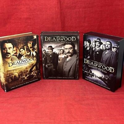 Deadwood Season 1 2 & 3 Complete Series on 18 DVD Disc Box Set - Image 1 of 4