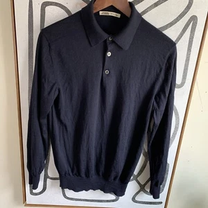 Maurizio Baldassari Sweater men s Wool Silk Long Sleeve Pullover Jumper Cardigan - Picture 1 of 12