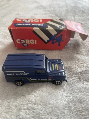 Boxed Corgi Die Cast Metal Land Rover Race Support Vehicle - Image 1 of 2
